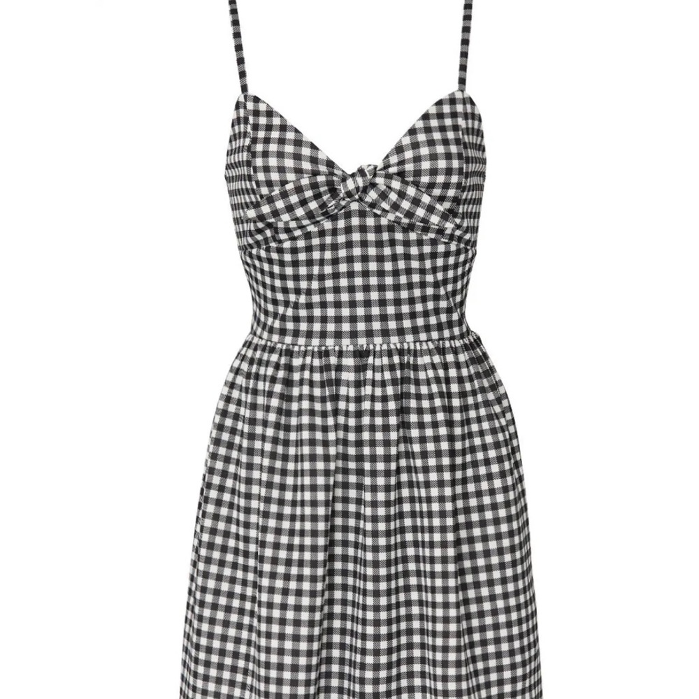 Slate and Willow fit and flare gingham